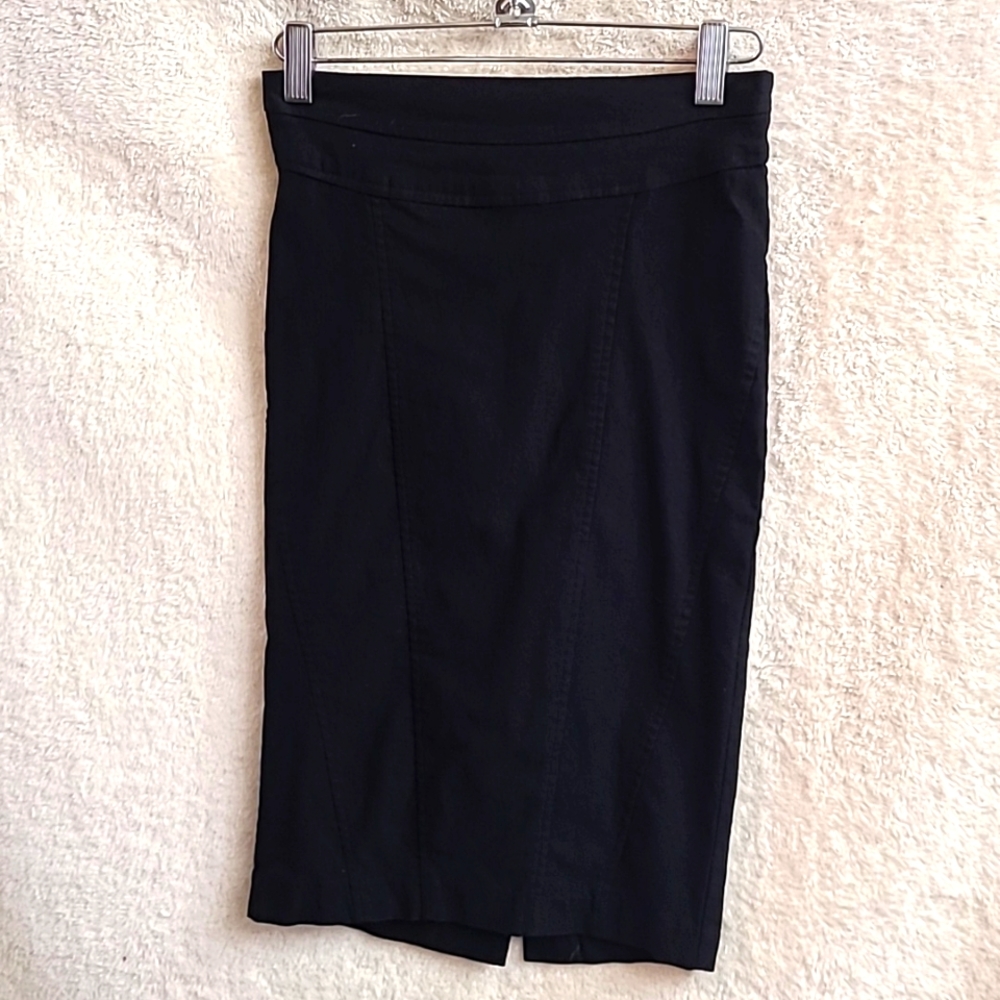 Black, small, pencil skirt